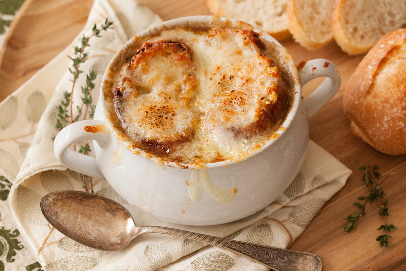 Classic French Onion Soup with Herbes de Provence