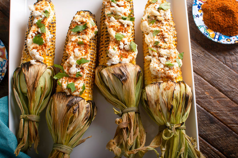  The Spice Lab Mexican Street Corn Seasoning – 5 oz Shaker Jar  - All Natural Elote Seasoning for Mexican Corn, Vegan Street Corn & Chili -  Savory Popcorn Seasoning –