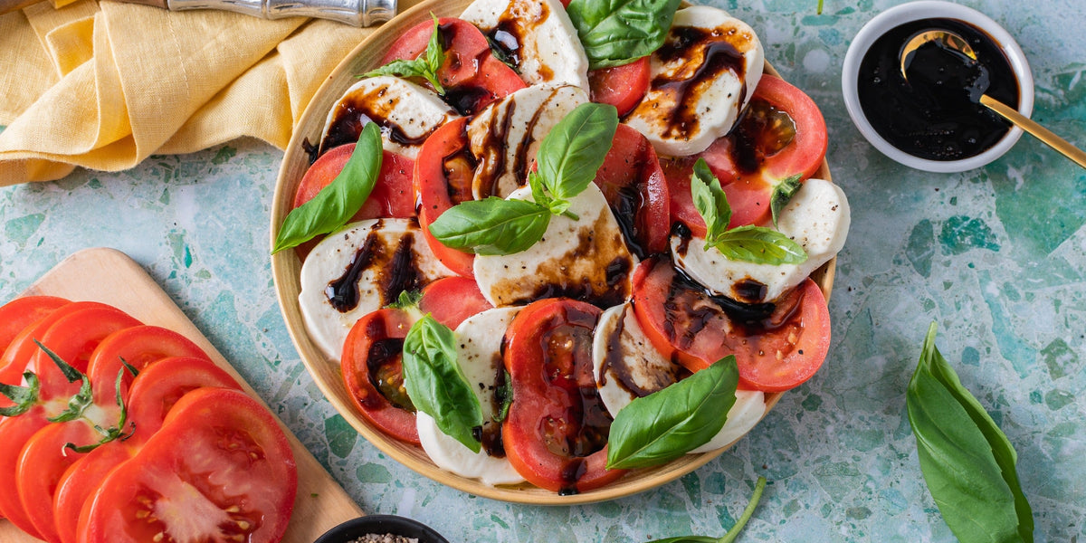 Eat-the-Rainbow Chopped Salad with Basil & Mozzarella