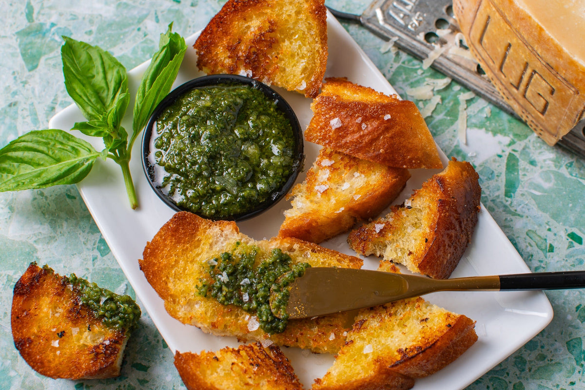 Savory Parmesan & Herb Walnut Biscotti - Lemony Thyme