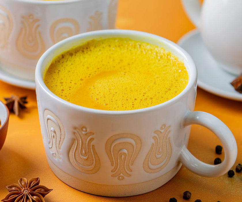 Golden Turmeric Milk Latte with Espresso (Dairy-Free) - Lexi's