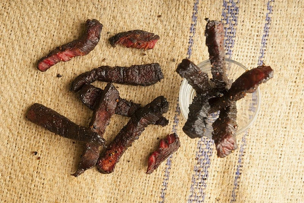 Sweet and Tangy BBQ Beef Jerky - Grain Free Table