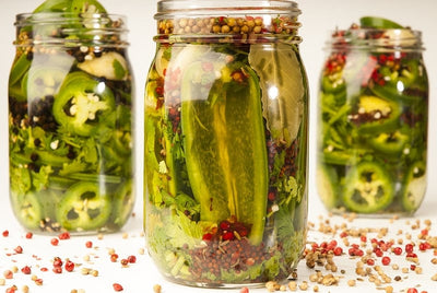 Cilantro-Coriander Pickled Jalapeños