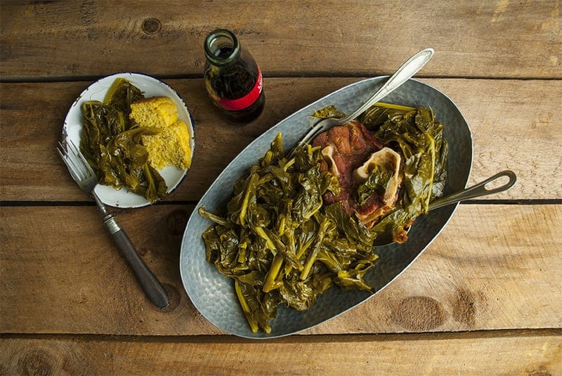 Mustard and Turnip Greens {Southern Style}
