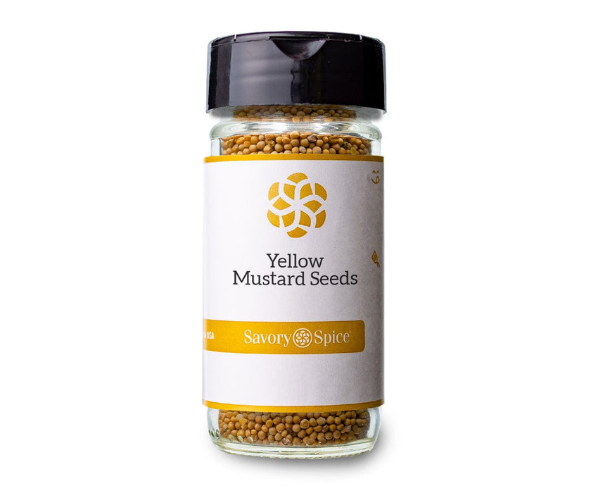 yello mustard seeds jar